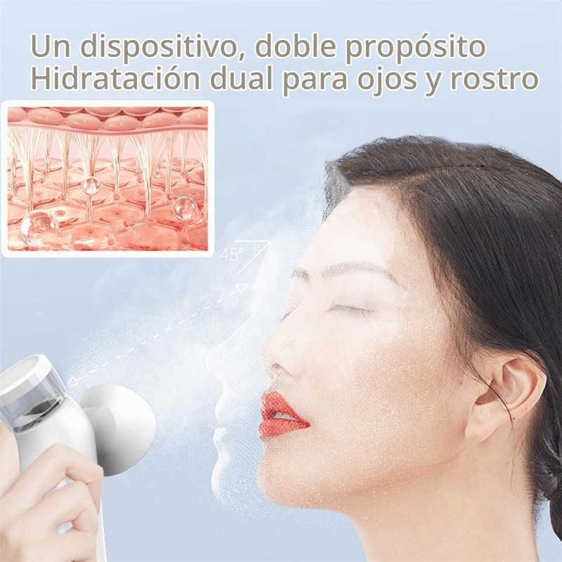 Vaporizador Ocular Facial MFFIKOZZ Alivio para Ojos Secos y Fatiga