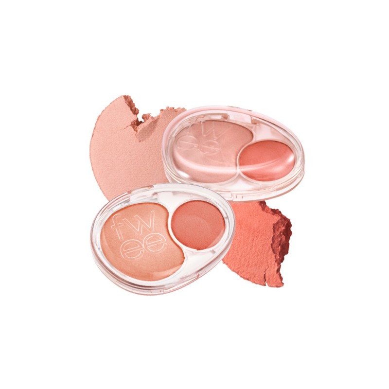 fwee Mellow Dual Blusher 7.2g - ND01 Lazy Tempo