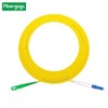 Fibergaga-2m(7ft) OS2 LC/UPC to SC/APC Fiber Patch Cable, Simplex, Single