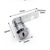 Cabinet Cam Lock, 1"(25mm) Keyed Alike Cam Locks Secure File
