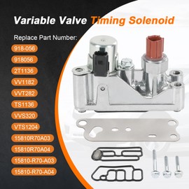 918-056 Variable Valve Timing Solenoid VVT Solenoid Compatible with Acura RDX Honda Accord Crosstour Odyssey Pilot 3.5L V6 2008-2016 Replaces 15810-R70-A03 ‎15810-R70-A04