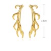 TseenYi Antlers Stud Earrings Gold Tree Branch Antlers Stud Earrings