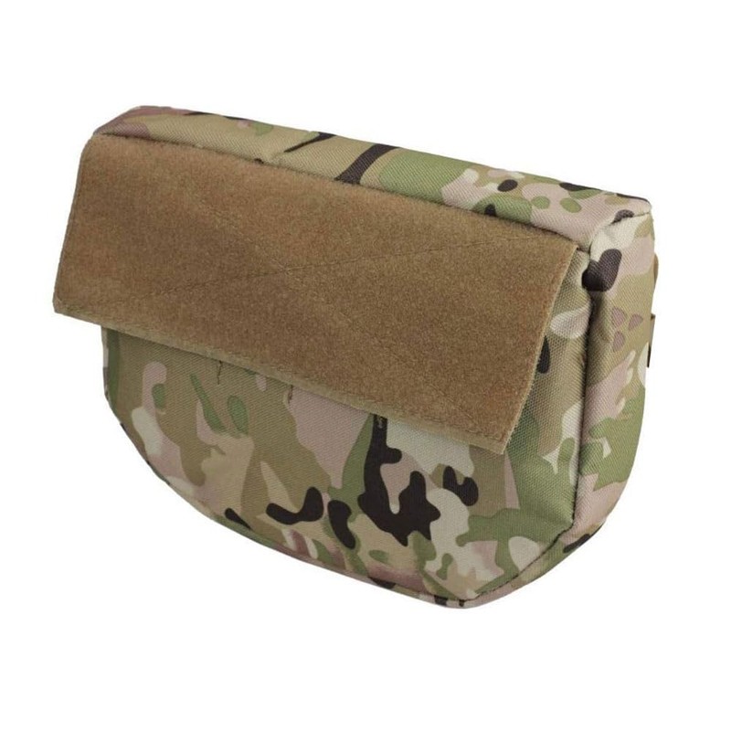 Multicam Tactical Vest Abdominal Drop Dump Bag Pouch Dangler MOLLE