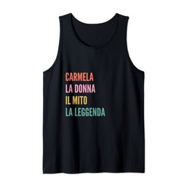 Funny Italian First Name Design - Carmela Tank Top