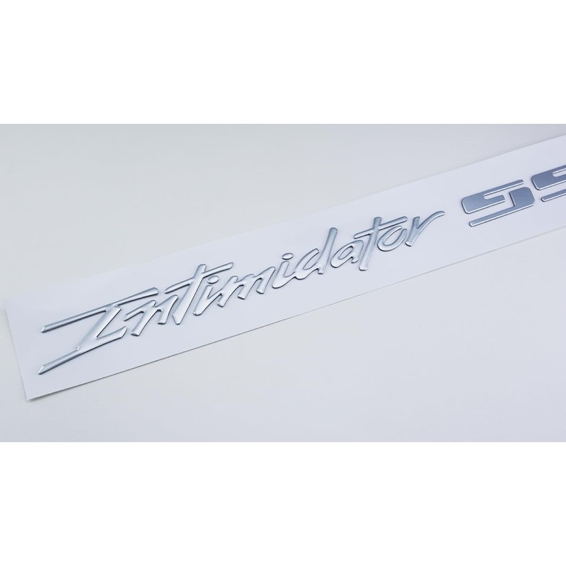 2Pc Intimidator SS Decal Emblems 3D Domed Badges Sticker Nameplate