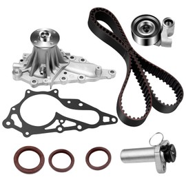 ECCPP Timing Belt Kit with Water Pump Compatible 1998 1999 2000 2001 2002 2003 2004 2005 For Lexus GS300 2001 2002 2003 2004 2005 For Lexus IS300 TCKWP215 TBK215 TS26215