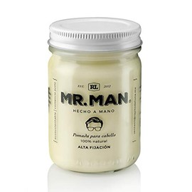 POMADA NATURAL PARA CABELLO MR. MAN 120 GRS ACABADO MATE REPARADOR ANTICAIDA HUMECTANTE DE CUERO CABELLUDO