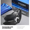 Xagger Polarized Wrap Around Sport Sunglasses for Men Women UV400