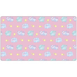 Squeaky Clean Moos Playmat Inked Gaming TCG Game Mat for Cards (Pink)