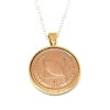 Solid Pendant Rugby Coin Gift Idea plus a Sterling Silver