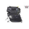 Dream Apparel PVC Black Concealed Carry Motorcycle Touring Biker Saddlebag