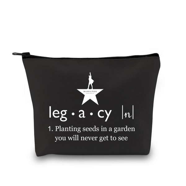 Hamilton Merchandise Hamilton Legacy Definition Zipper Bag Broadway Musical Theatre Makeup Bag for Hamilton Lovers, Legacy Definition Bag EU, Cosmetic bag with print