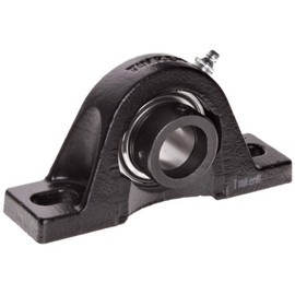 Timken RAK3/4 Pillow Block, 2 Bolt Holes, Relubricatable, Non-Expansion, Cast Iron, Eccentric Locking Collar, Steel Insert, Inch, 3/4" Bore Diameter