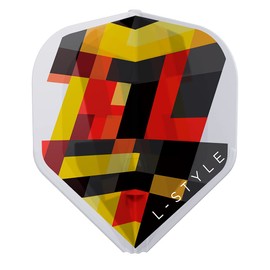 Barneveld L1EZ L1Pro Raymond L-Style Flights Made in Japan RYB Series ver.1 (Type-A: Clear White)