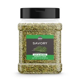 Birch & Meadow Savory, Cut & Sifted, Aromatic Herb (2.9 Ounce)
