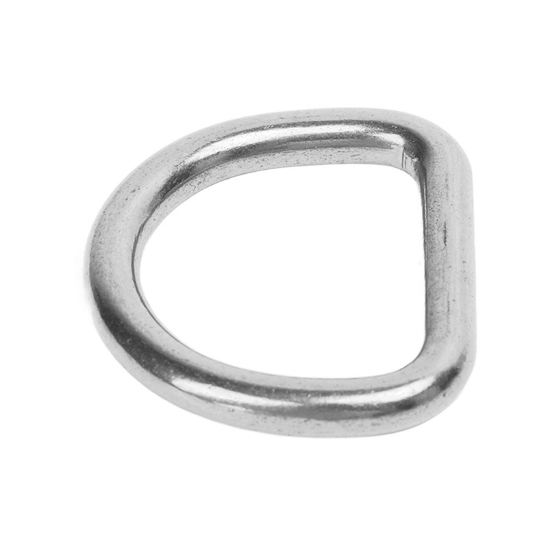 10 PCS 316 Stainless Steel D Ring Seamless Welded Hardware