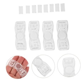 BIUDECO 4Pcs Swimming Goggles Buckles Replacement Lightweight Durable Plastic Strap Connectors for Swim Goggles Accessories