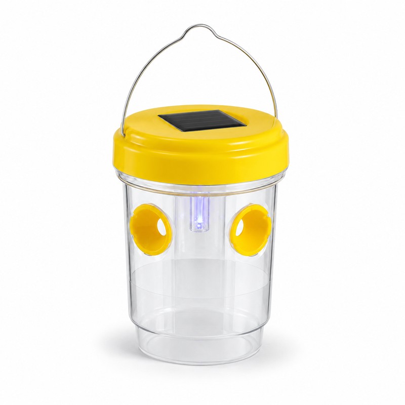 Solar Outdoor Wasp Trap for Garden – Reusable Hanging Insect