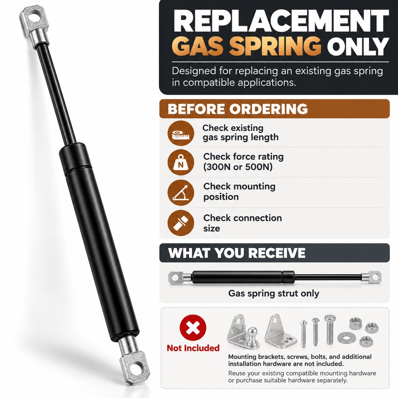 Gas Spring Lift Support for Flip Doors & Hoods –