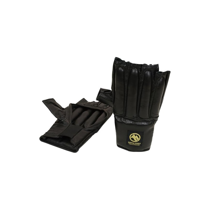 MARTIAL WORLD PG36-M-BK Knuckle Punching Gloves Boxing Black M