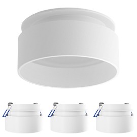 SSC-LUXon Sudara Recessed Ceiling Spotlight with Indirect Light for LED Modules Set of 4 White