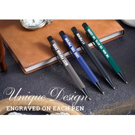 InnoBeta Papaw Gifts, Ballpoint Pen Set of 4, Gift Ideas for Grandpa from Grandkids on Birthday, Christmas, Father's Day, Retirement