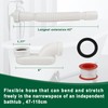 Low Profile 1 1/2 P Trap, Flexible Bathtub Shower Drain