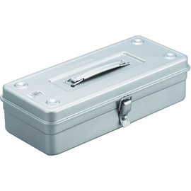TRUSCO T-350SV Trunk Tool Box, 14.8 x 64.2 x 4.0 inches (373 x 163 x 102 mm), Silver