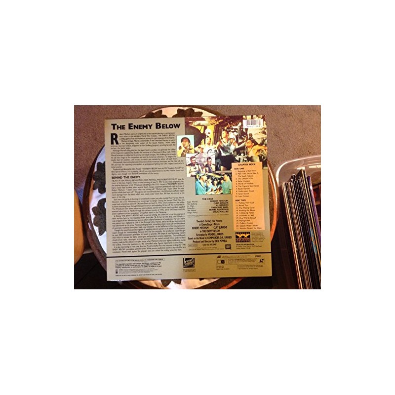 The Enemy Below Laser Disc