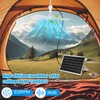 Tujoe 2 Set Solar Ceiling Fan Kit 16.5'', 15w Monocrystalline
