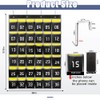 Loghot Numbered Classroom Sundries Closet Pocket Chart for Cell Phones