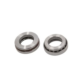 HEROFFIX 2pcs Silver Tone Motorcycle Steering Stem Thrust Ball Roller Bearing for GN-125 Replace Parts