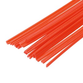 MECCANIXITY 20pcs 13 Inch Plastic Welding Rods PE Welding Strips Welder Rods for Plastic Welder,Car Bumper, Kayak Repair, Red