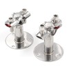 Antrader Pipe Bracket Clamp, Stainless Steel Wall Mount Ceiling Mount