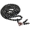 Shanxing 6mm Rainbow Obsidian Crystal 108 Prayer Beads Mala Bracelet