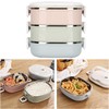 Aramox Box Lunch Box, 3-Layer Thermal Lunch Box for Adults,