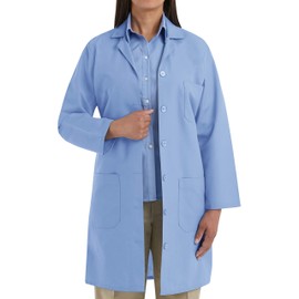 Red Kap Women's Lab Coat, Light Blue, XX-Large