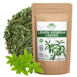 50 Bags Lemon Verbena Tea Dried Cut Leaves Herb (Aloysia citrodora) - 50 Count 1.5g Lemon Beebrush Loose Leaf Herbal Tea Bags te de verbena de limon