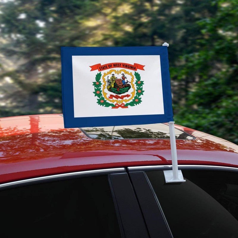 GRAPHICS & MORE West Virginia State Flag Car Truck Flag