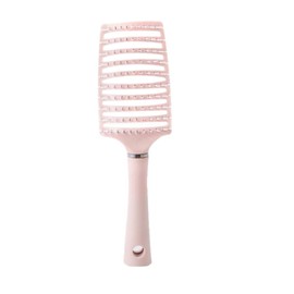bepisof Pink Women's Comb - Hair and Scalp Massage Comb -9.2x2.8 inches, Nylon Combs - Perfect for Curling Hair, Reducing Hair Loss and Breaks