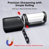 Rolling Knife Sharpener Kit Metal Knife Sharpening System with Magnetic