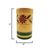 ACK Country Sunflower Hand Painted Ceramic Utensil Jar With Wooden