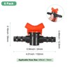M METERXITY 6 Pack Barbed Ball Valve, for 5/8 Inch