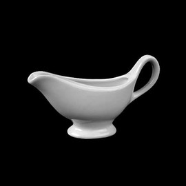 Holst Porzellan SA 115 Gravy Boat 0.33 L "Lukullus", White, 21 x 7.5 x 12.5 cm