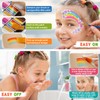Face Painting Kit for Kids, 50 Split Colors with Glitter