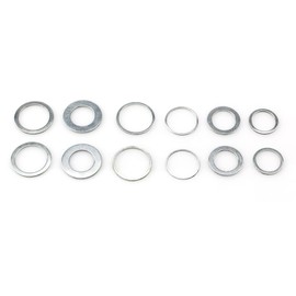 12Packs Saw Blade Bushing Set Saw Blade Adapter Ring Saw Blade Spacer 1Inch to 20mm, 1inch to 5/8Inch, 1inch to 7/8Inch, 7/8Inch to 5/8Inch, 20mm to 5/8Inch, 7/8inch to 20mm