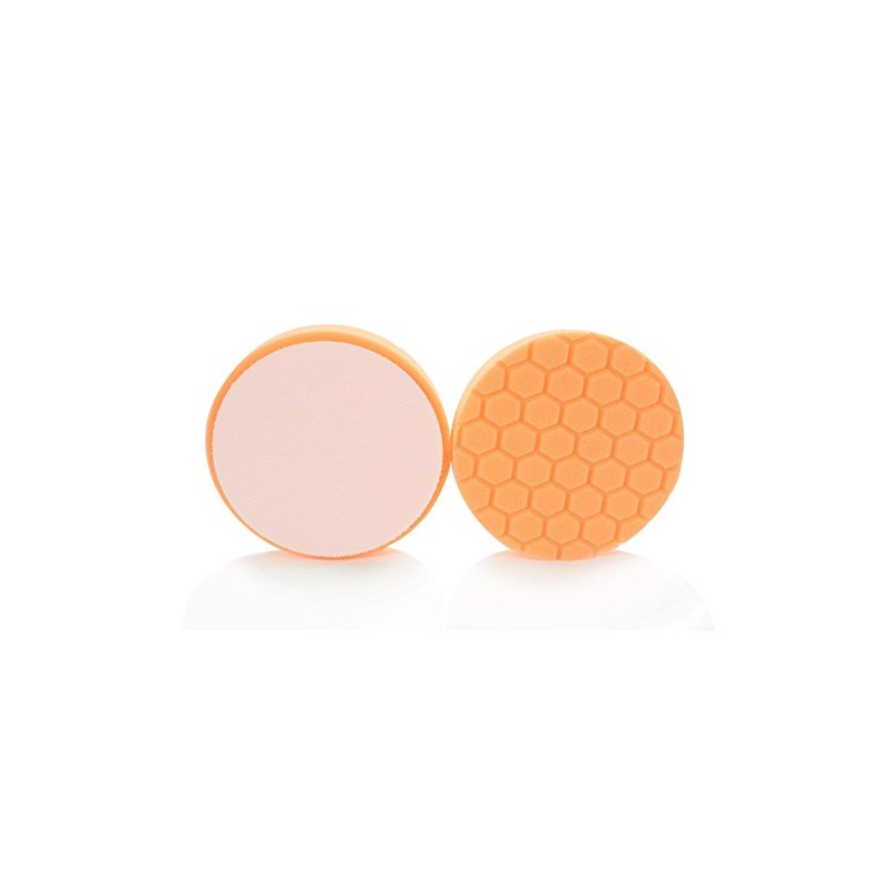 Chemical Guys Hex-Logic Almohadilla de Corte Medio-Pesada BUFX-102HEX6, Naranja, 6.5