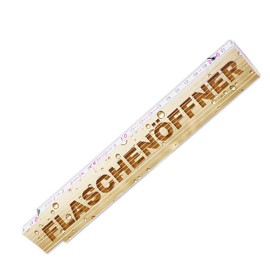 Ruler with funny motif - bottle opener - link scale with printed saying - metre measure with several designs to choose from