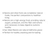Sun-Maid California Sun-Dried Raisins **60 oz. 100% Natural Sweet**