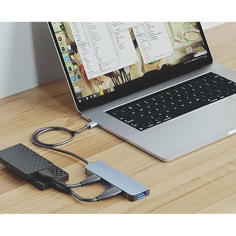 Qjin USB 3.0 Hub for Acer, Dell, HP Laptop, TV